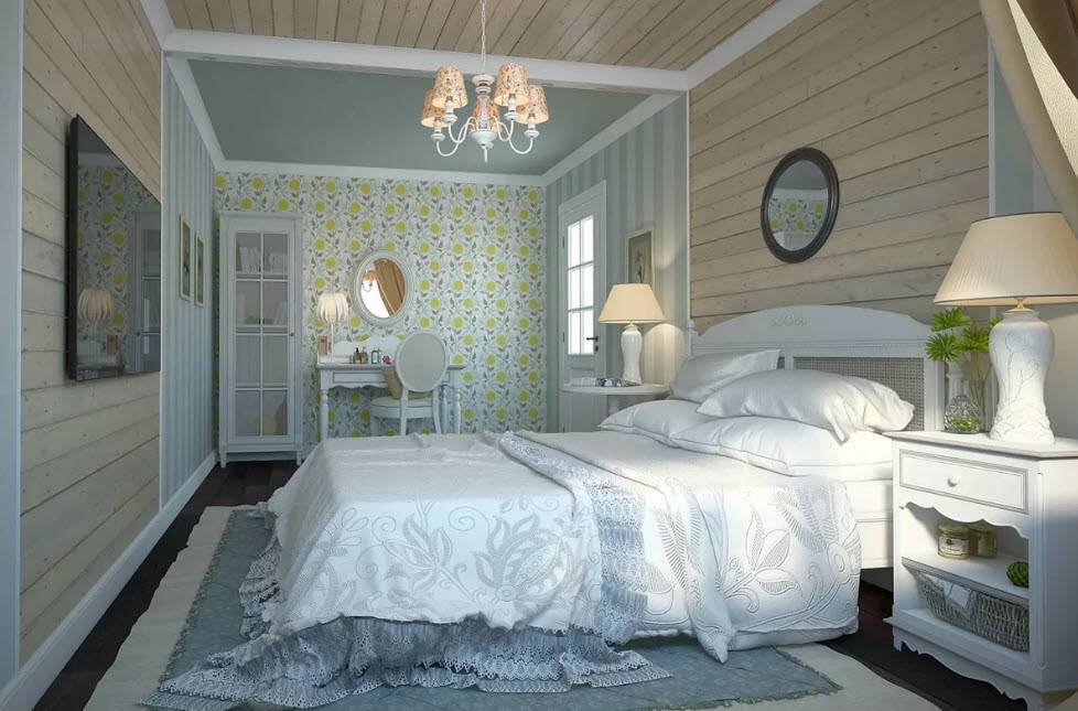 Спальня в стиле прованс - 190 фото лучших идей дизайна спальни