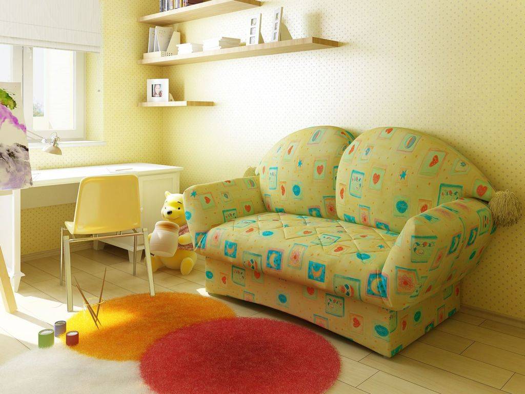 Советы по выбору стиля и дизайна дивана для детской комнаты