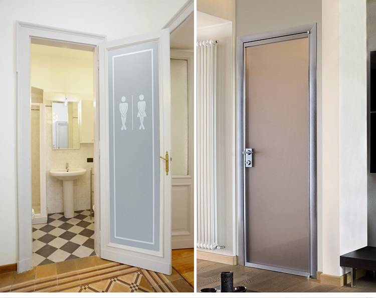Как лучше выбрать двери для ванной и туалета