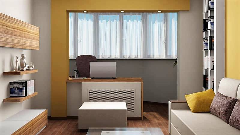 Дизайн комнаты с лоджией 50 фото совмещенных интерьеров