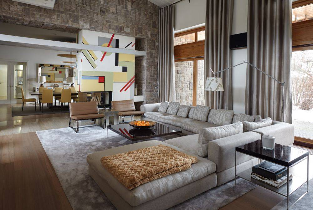 Гостиная в стиле модерн (70 фото): дизайн интерьера зала, варианты отделки в стиле модерн