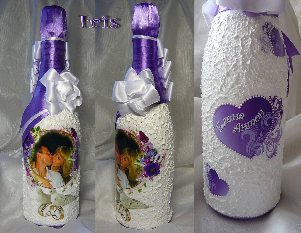 Декор бутылок - мастер-класс создания красивого украшения из бутылок и подручных материалов