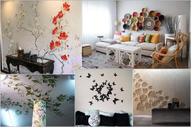Декор стен – лучшие стильные и гармоничные сочетания. 110 фото модных идей и оттенков 2020 года