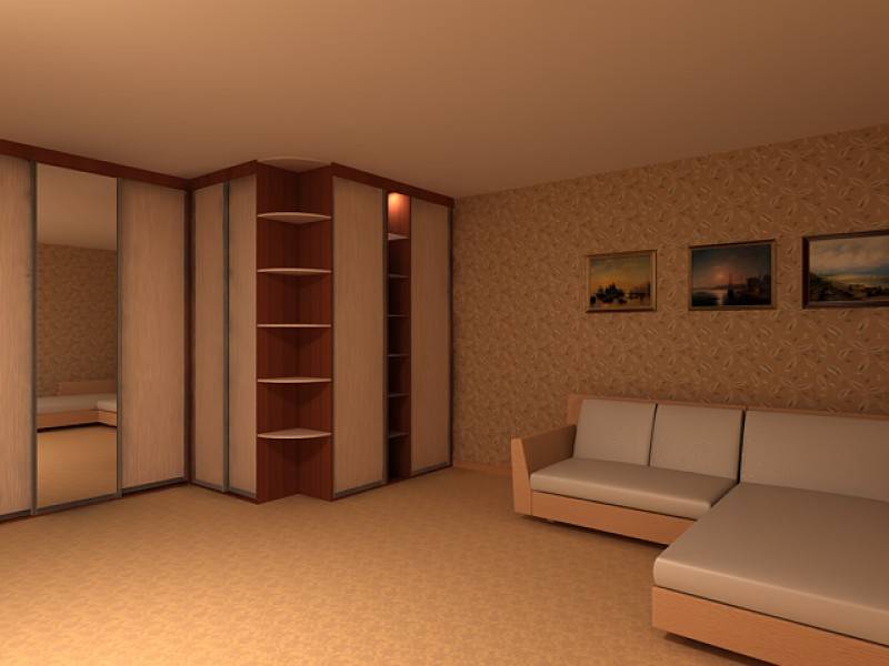 Шкафы-купе в интерьере гостиной (50 фото): идеи дизайна