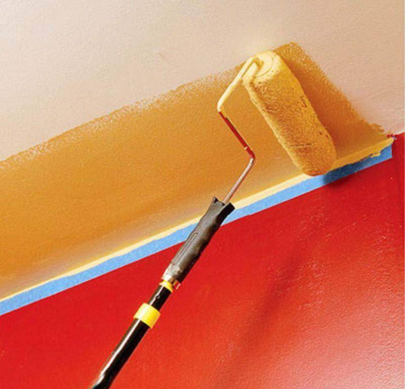 Каким валиком красить потолок водоэмульсионной краской - советы - блог о строительстве