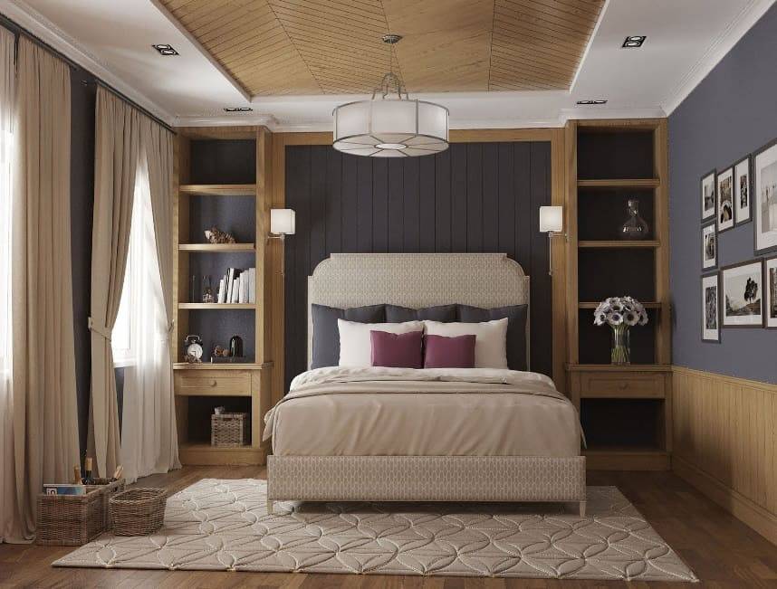 Спальня 17 кв. м. — особенности создания красивого дизайна, 120 фото идеальных вариантов планировок