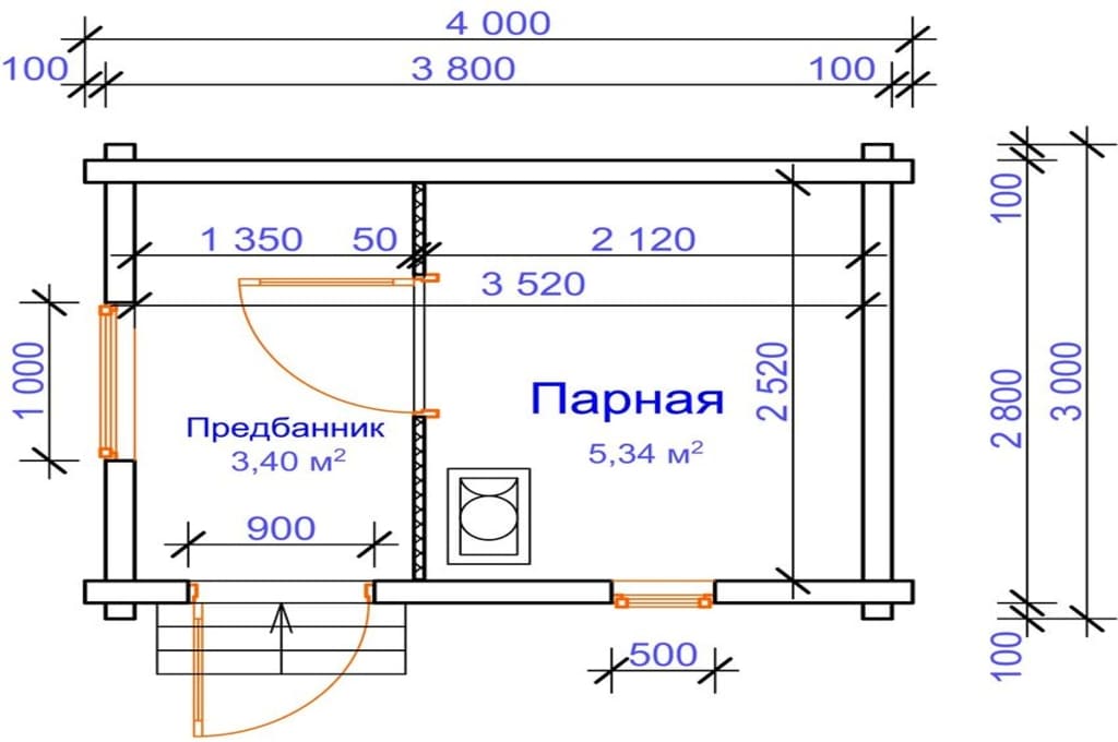 Парная чертежи