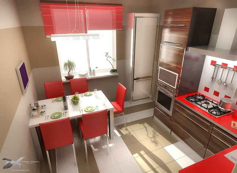 Дизайн кухни 5 кв. м — практичные решения для маленькой площади
