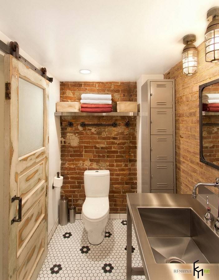 Ванные лофт: красивые варианты стильного дизайна для оформления ванных комнатварианты планировки и дизайна