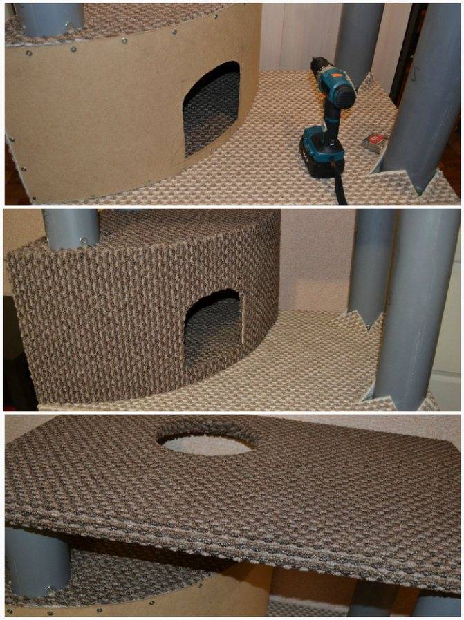 Домики для кошки своими руками: пошаговая инструкция из коробки, бумаги и других материалов с фото