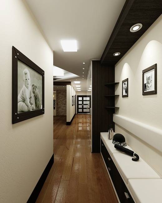 Дизайн коридора в квартире ✔️ 69 фото, идеи и советы