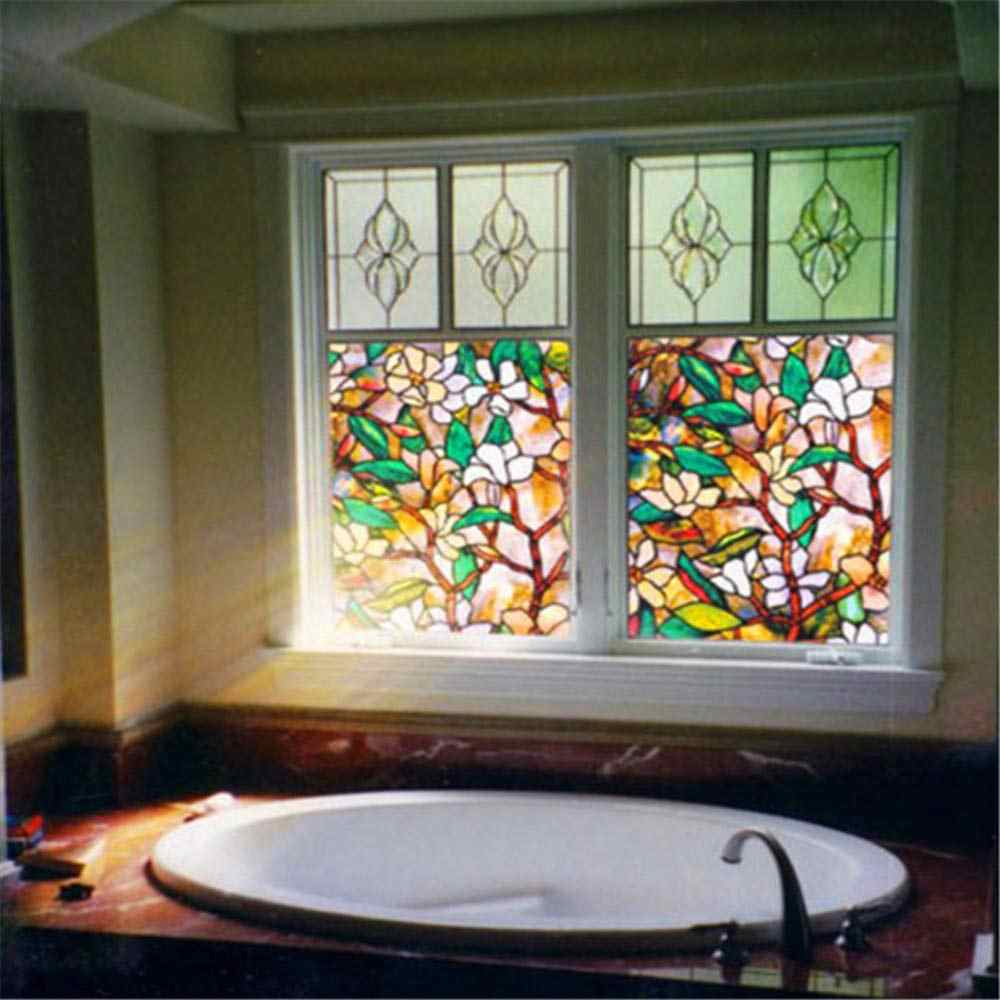 Витражная пленка на стекло: 80+ утонченных решений для домашнего декора