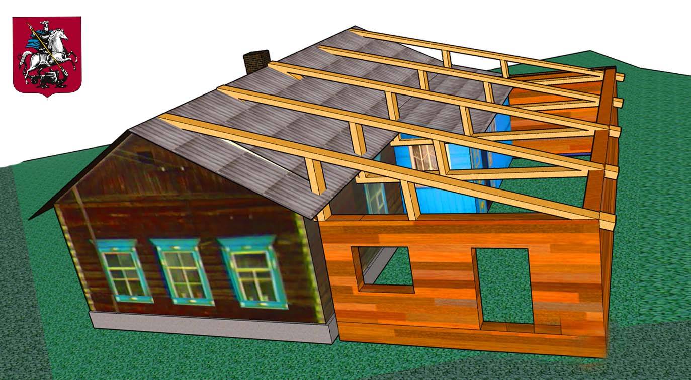 Пристрой к деревянному дому - чертежи постройки и правила оформления пристроек
