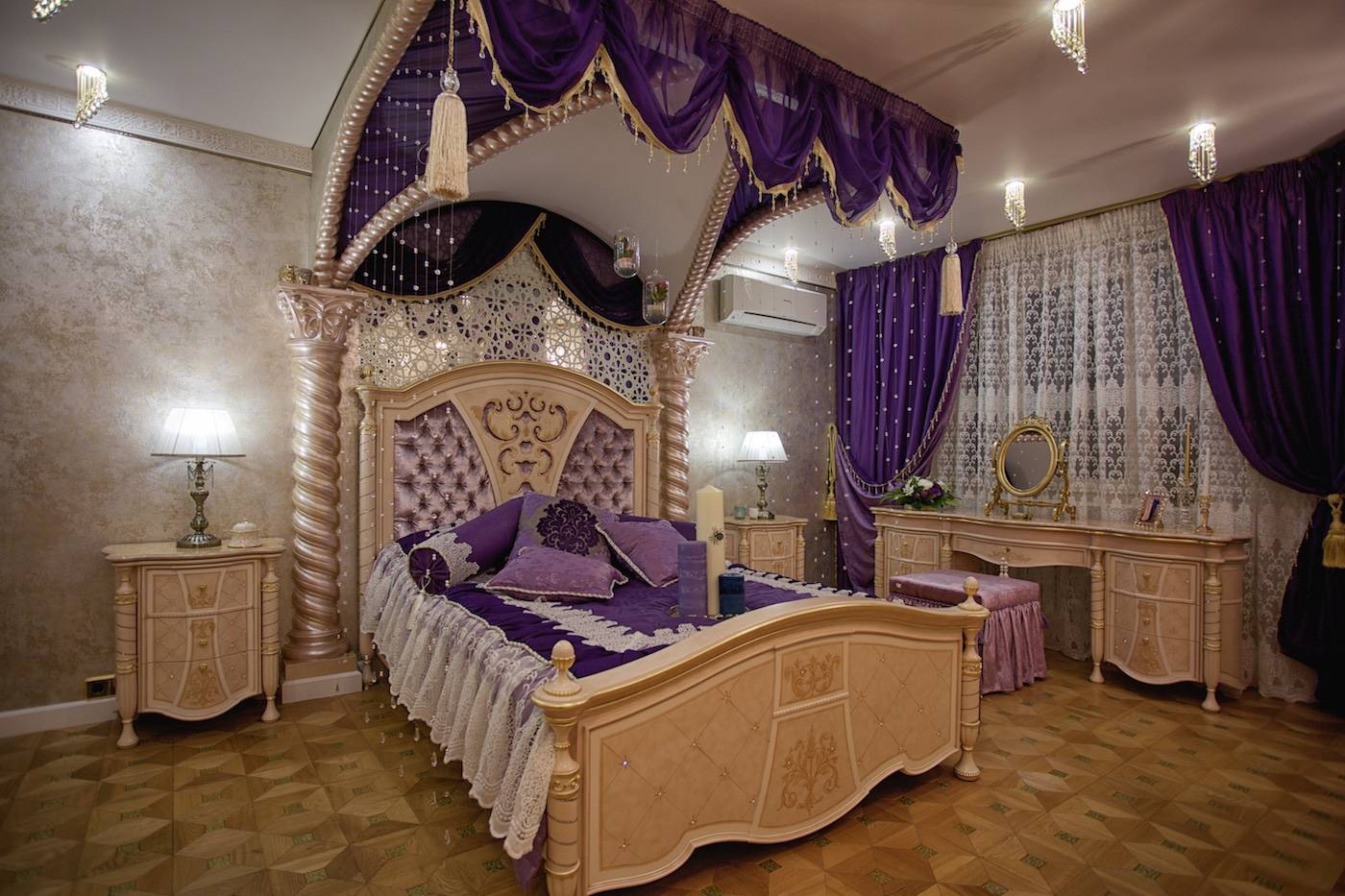 Тысяча и одна ночь в спальне в восточном стиле - 62 фото примера