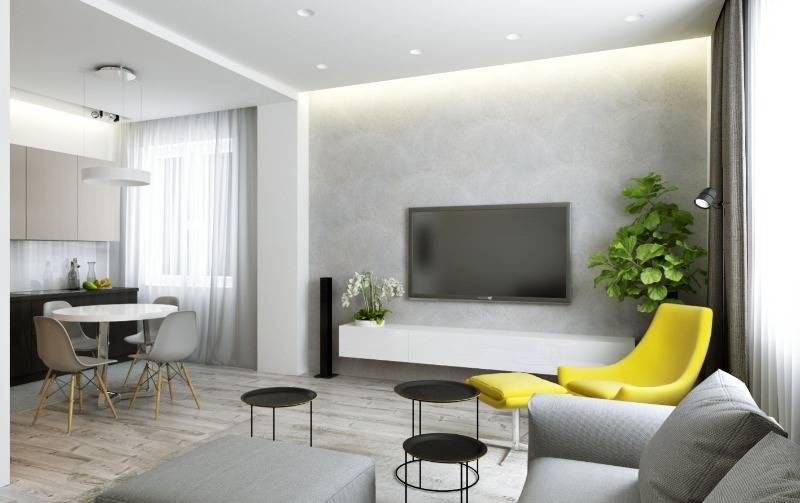 Дизайн квартиры 42 кв. м. — 140 фото уютного и функционального интерьера