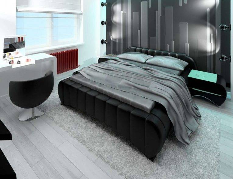 Спальня в стиле хай-тек: особенности оформления, фото в интерьере