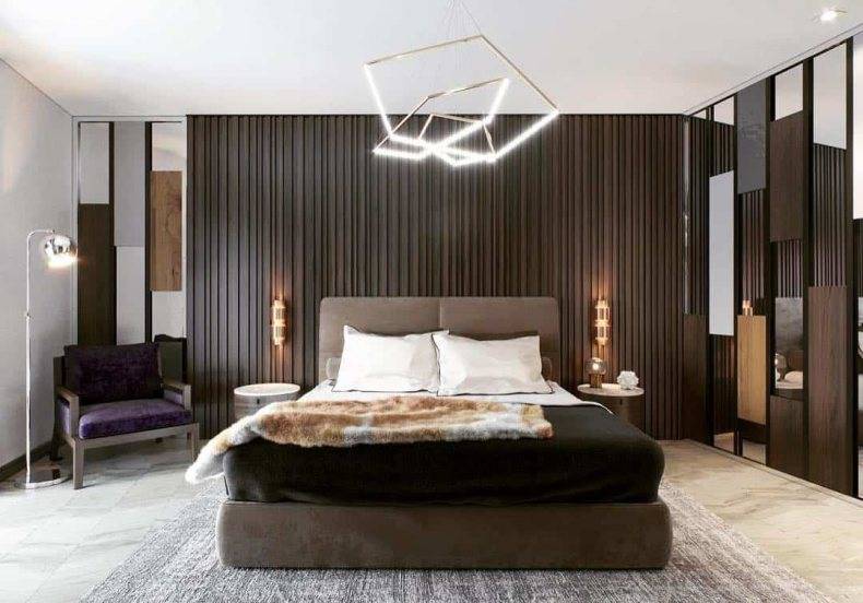 Дизайн спальни в стиле хай-тек: 202 фото лучших интерьеров на inmyroom