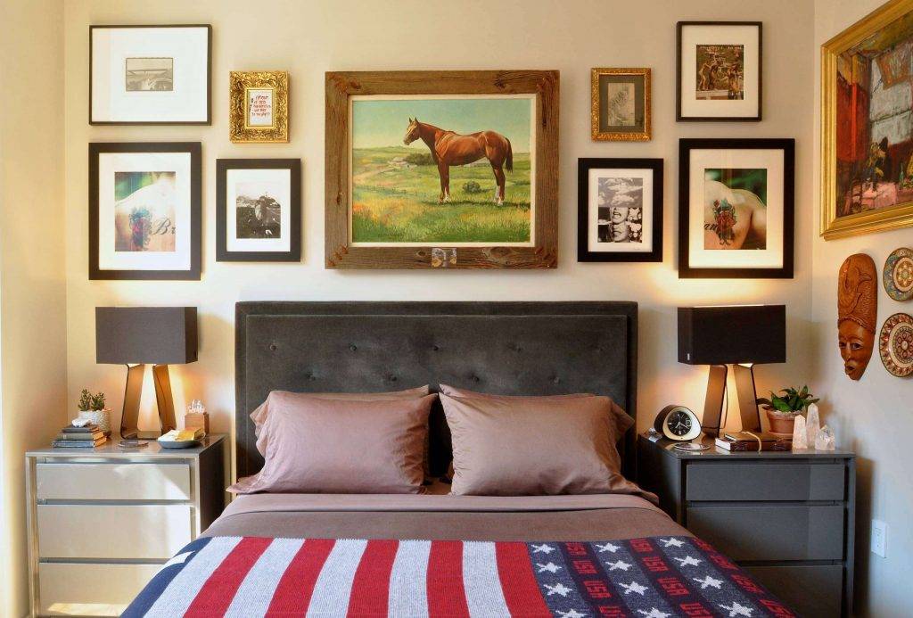Варианты дизайна спальни — выбираем, что можно вешать над кроватью