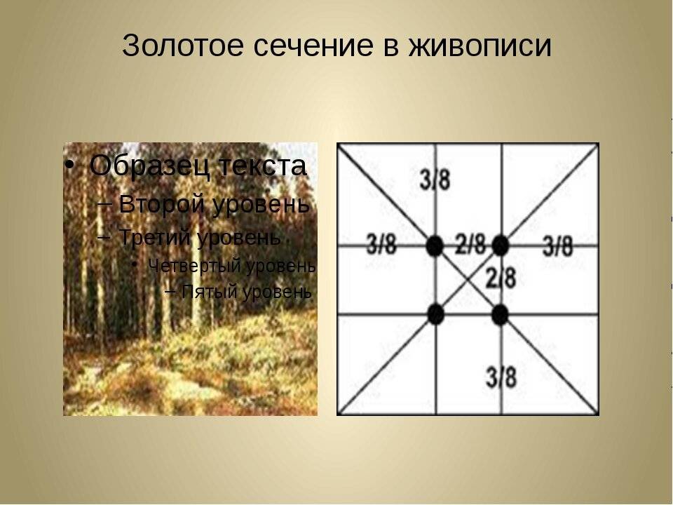 Золотое сечение в дизайне - что это такое