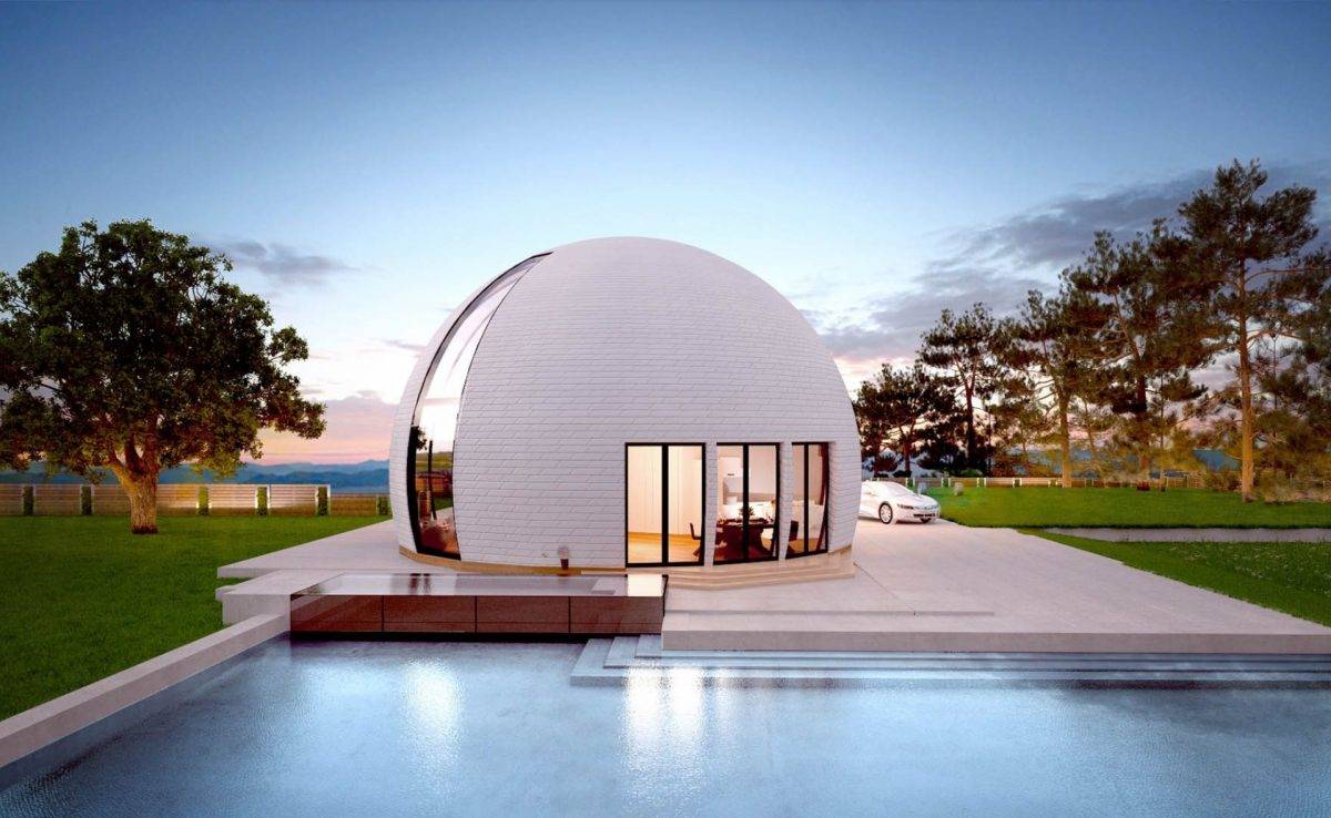 Как строится сферический дом – выбор проекта, материалы, утепление, затраты
