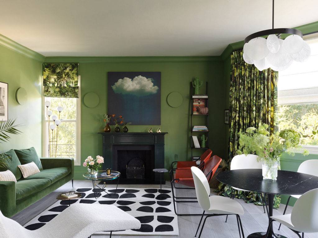 Зеленая спальня: примеры лучших сочетаний цветов в дизайне интерьера (обзор фото-идей)