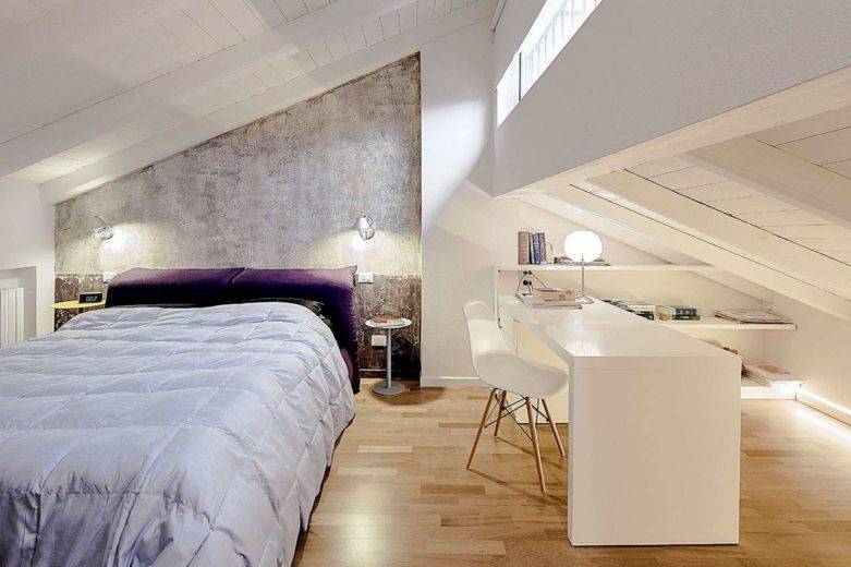 Дизайн спальни на мансарде: особенности обустройства и варианты оформления