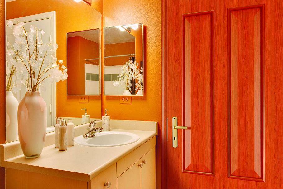 Двери в ванную комнату - 95 фото лучших влагостойких моделей