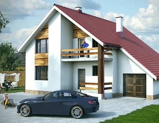 Планировка и проекты домов с гаражом и баней под одной крышей
