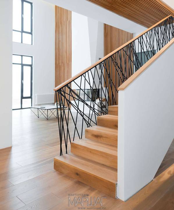 Перила для лестниц – лучшие идеи дизайна и оптимальные модели лестничных ограждений (105 фото)
