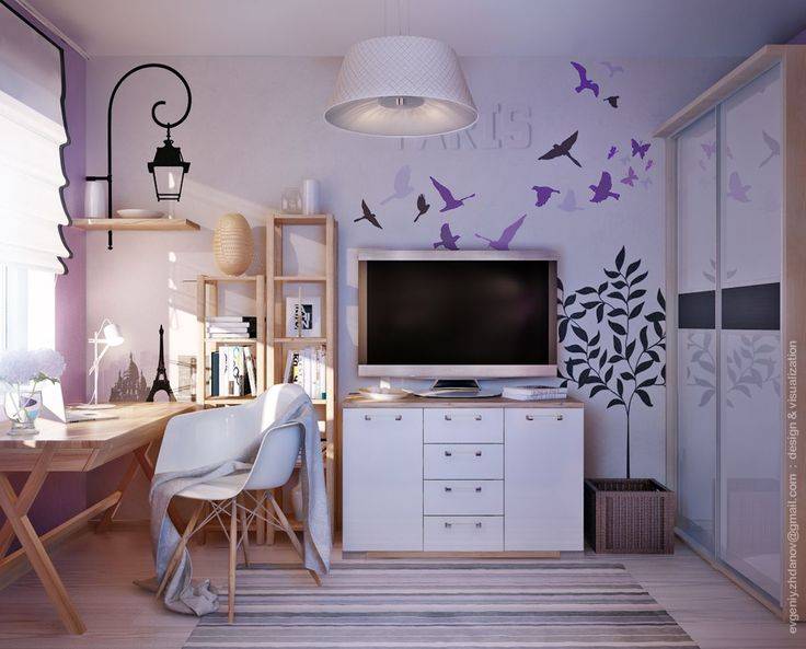 Дизайн комнаты для девушки: стильные и оригинальные решения