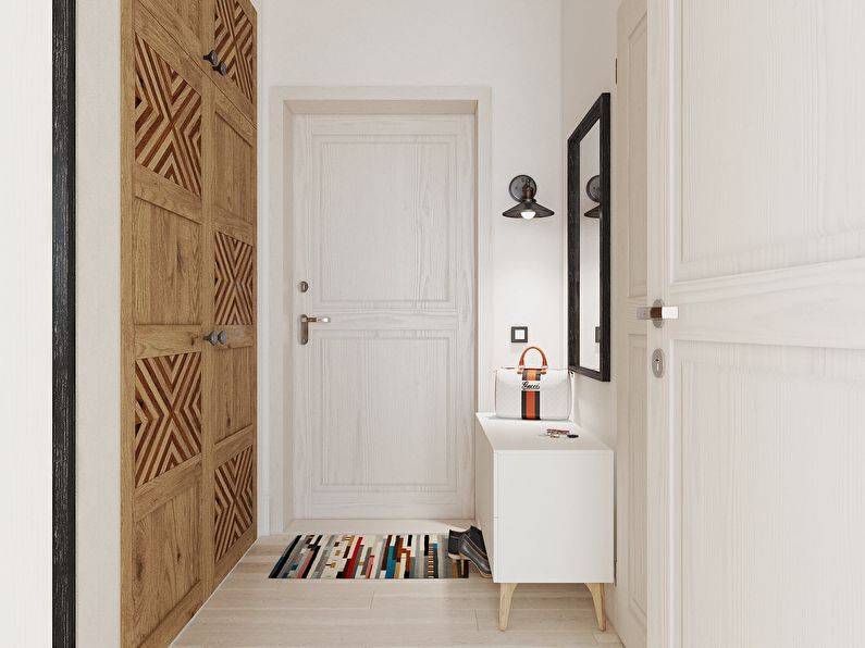 Прихожая в скандинавском стиле (73 фото): дизайн интерьера коридора в квартире, выбираем маленькую, узкую и большую мебель, серого и другого цвета