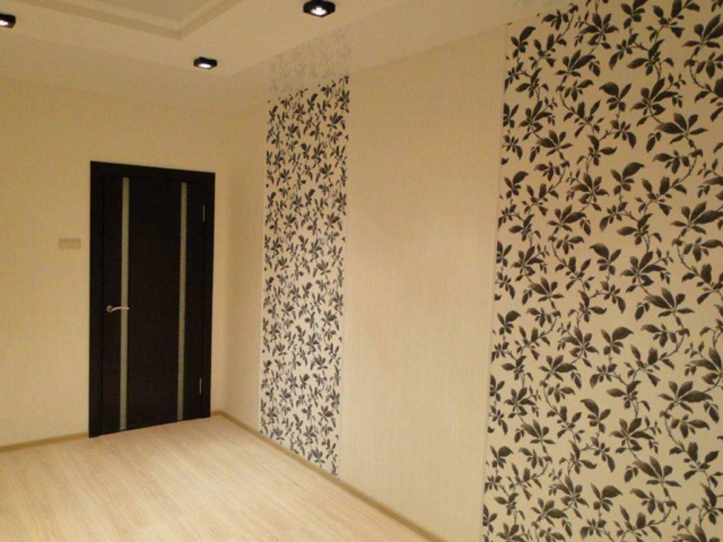 Комбинированные обои в прихожей (49 фото): дизайн коридора с комбинированием обоев в квартире. как красиво поклеить обои двух цветов?