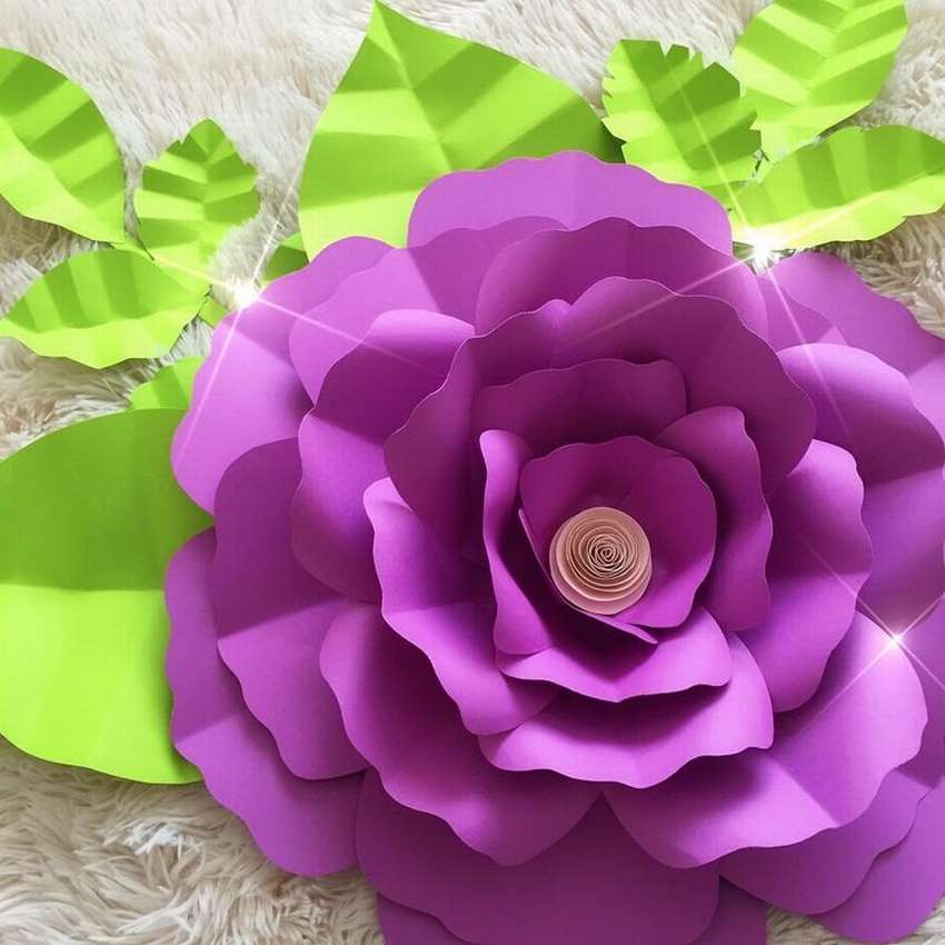 Как сделать красивый цветок из бумаги поэтапно | аналогий нет