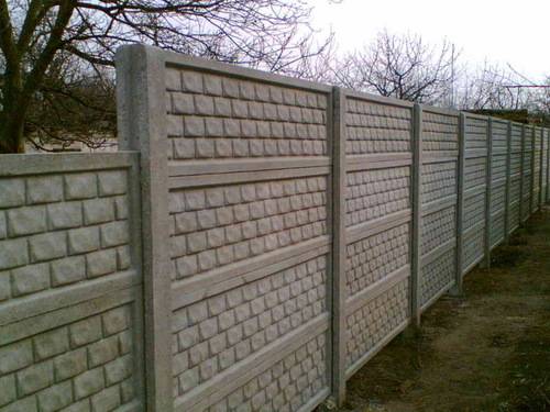 Бетонные панели для забора