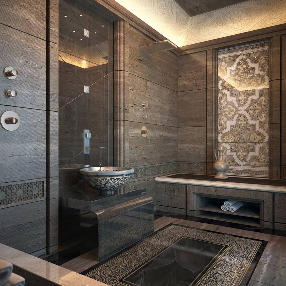 Дизайн ванной комнаты в восточном стиле: 345 фото лучших интерьеров на inmyroom
