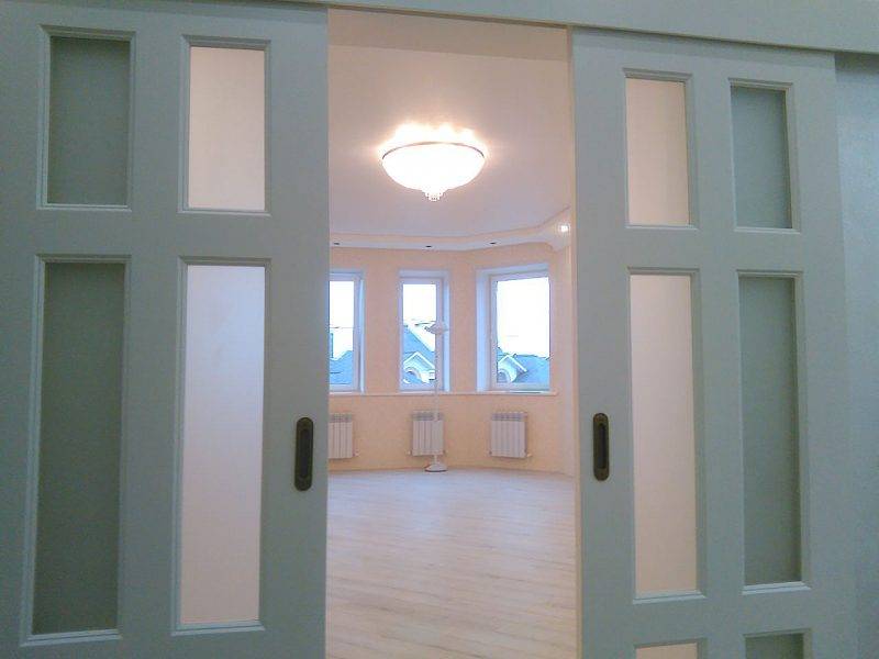 Двери в зал (46 фото): межкомнатные двойные и двустворчатые конструкции для проходной комнаты с тремя дверями, размеры для гостиной