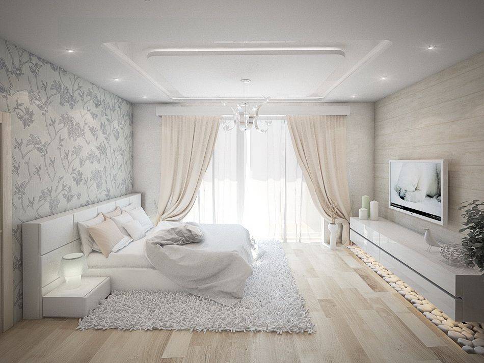 Белая спальня: топ-200 фото идей дизайна в современном стиле с белой мебелью, советы по выбору цвета