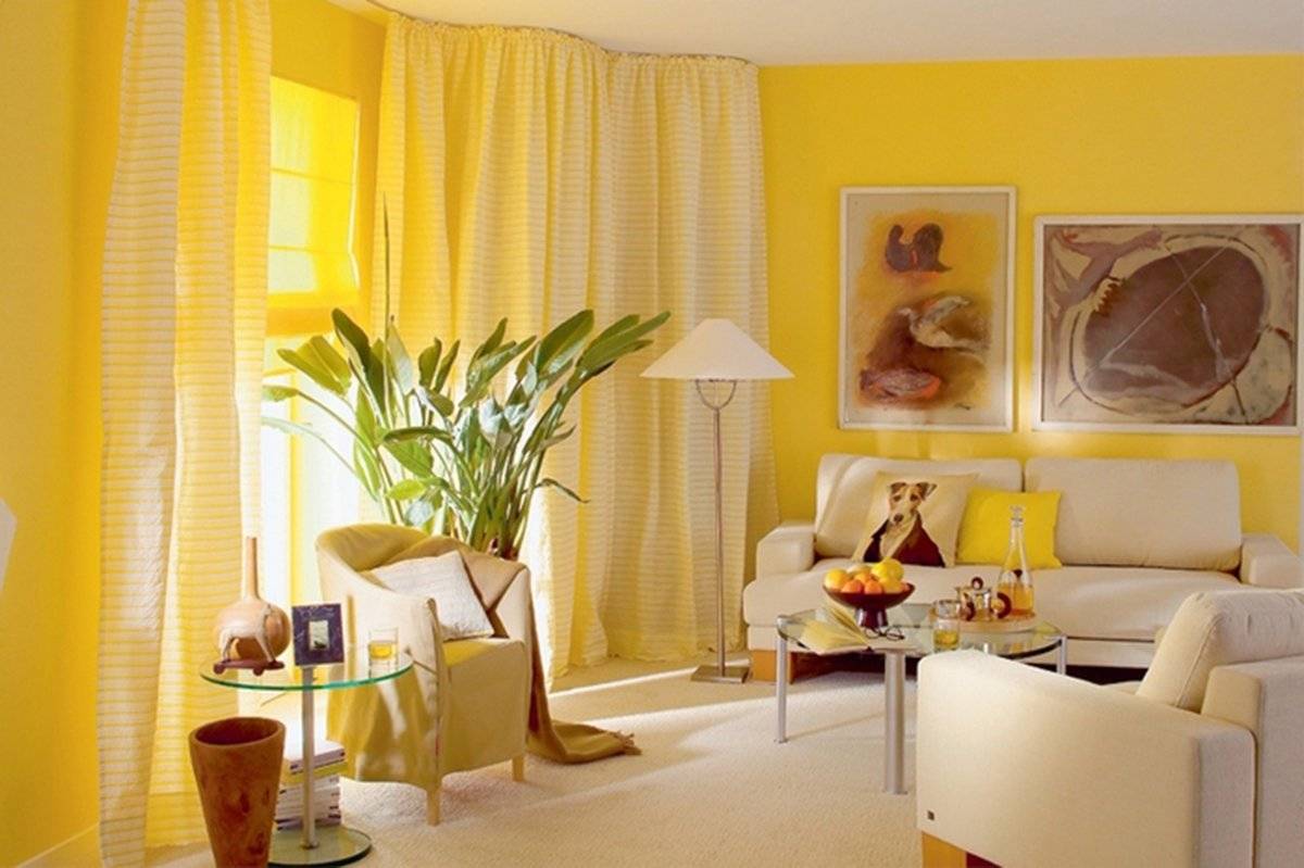Желтый цвет в интерьере, 45 фото. красивые интерьеры и дизайн