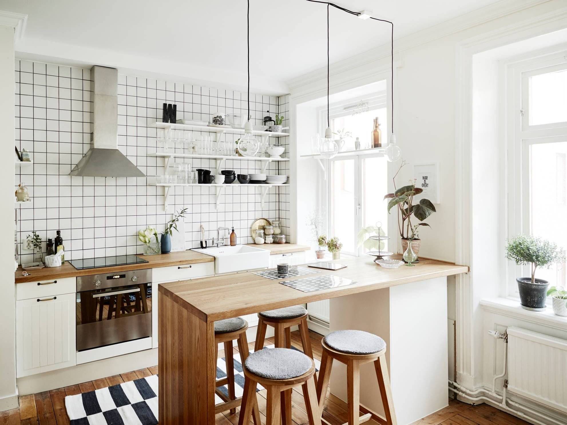 Кухня в скандинавском стиле - 35 фото оригинальных идей