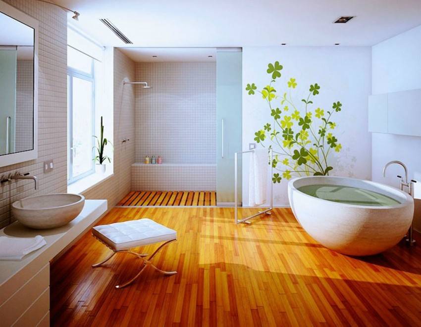 Напольное покрытие для ванной комнаты: какое выбрать