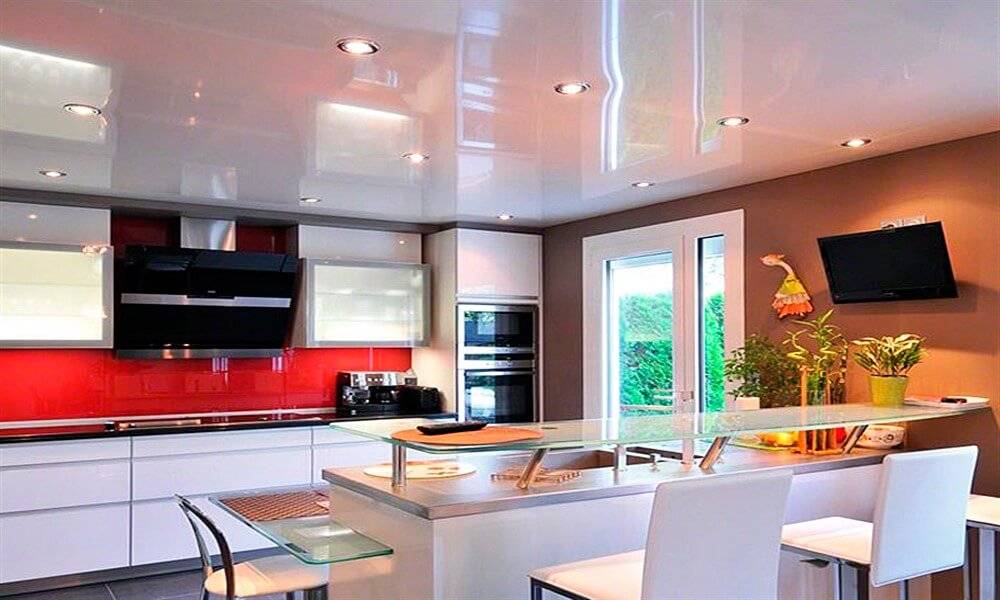 Какие потолки лучше устанавливать на кухне — фото и особенности современных вариантов