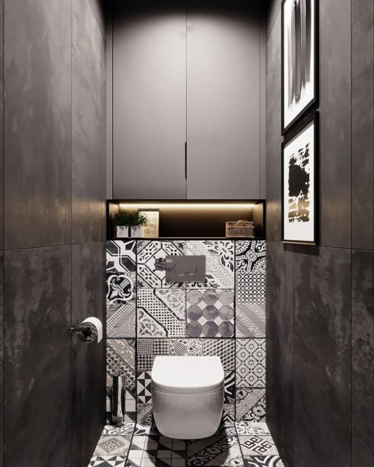 Туалет в стиле лофт (40 фото): варианты дизайна интерьера туалета очень маленькой площади, выбор унитаза