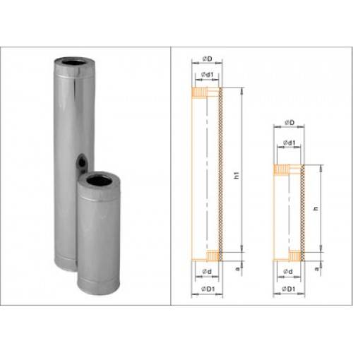 Сэндвич трубы для дымохода: конструкция размеры монтаж
