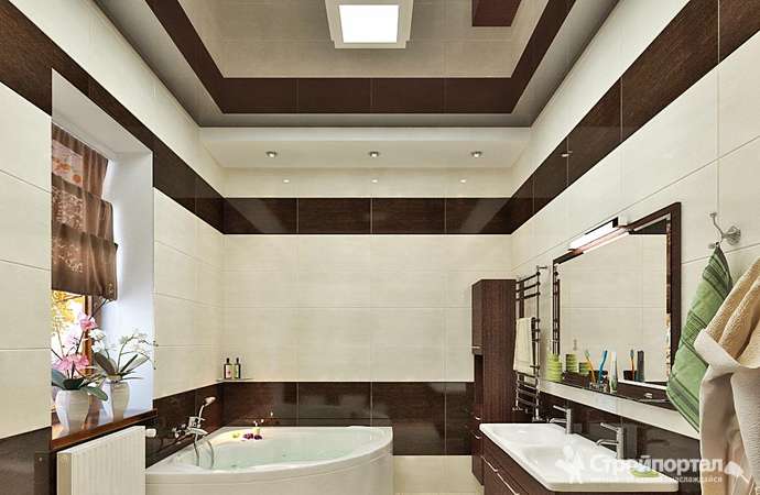 Дизайн коричневой ванной комнаты: фото и советы