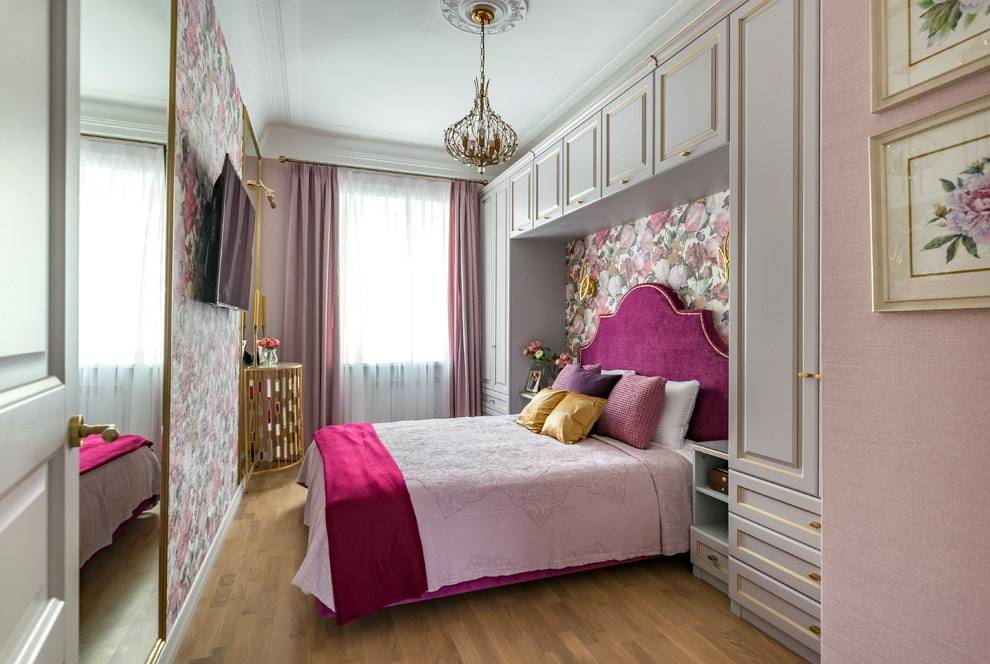 Спальня в однокомнатной квартире: 120 фото примеров зонирования и дизайна