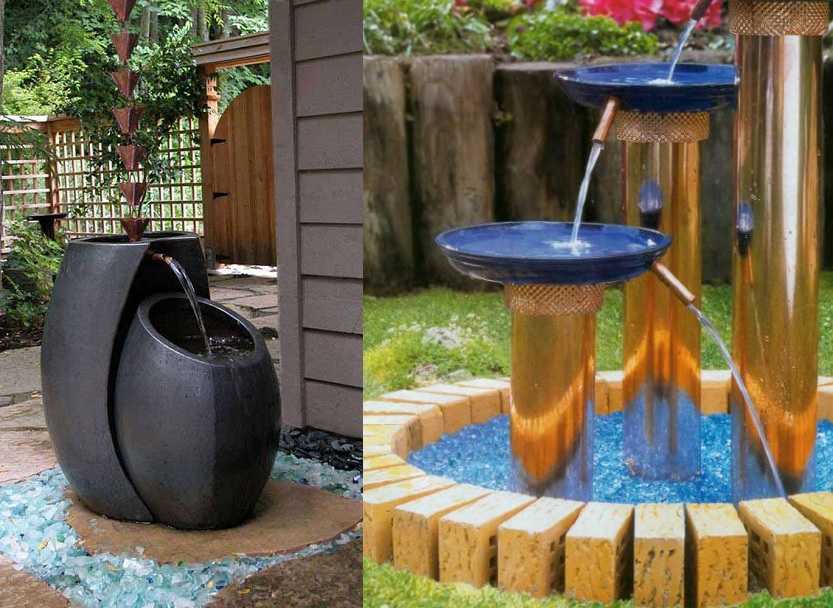 Как сделать фонтан своими руками в саду: мастер-классы, декоративные варианты, пруд с фонтаном, фото + видео