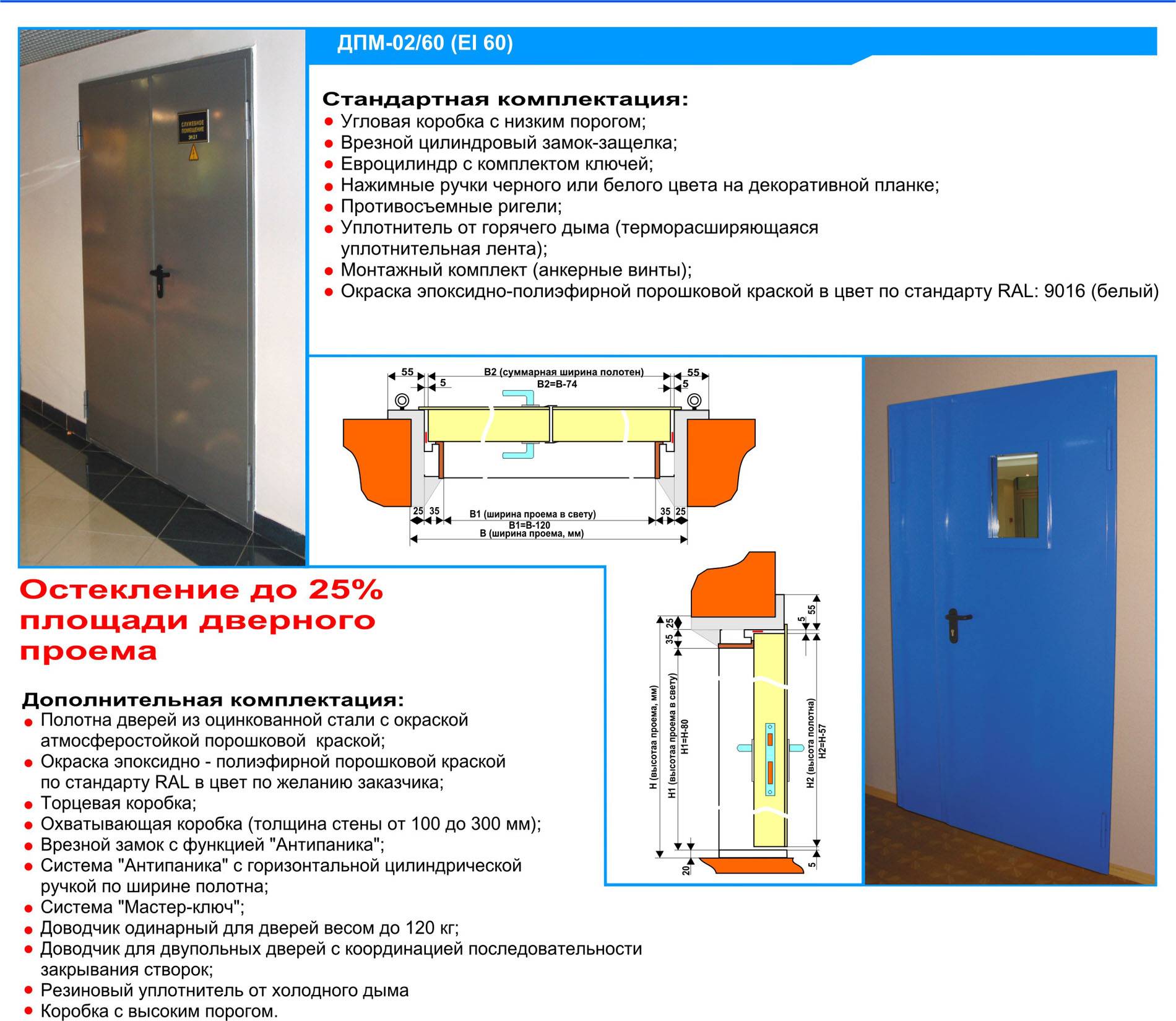 Дверной блок противопожарный металлический маркировка