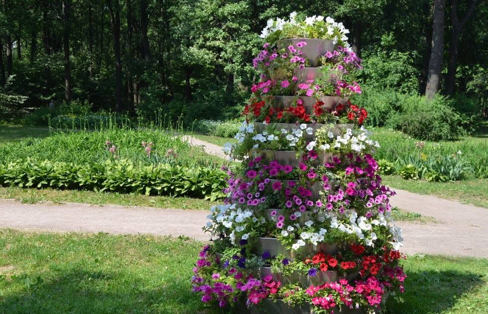 Как красиво оформить клумбу — идеи, схемы и варианты организации клумбы на участке ив саду (125 фото)