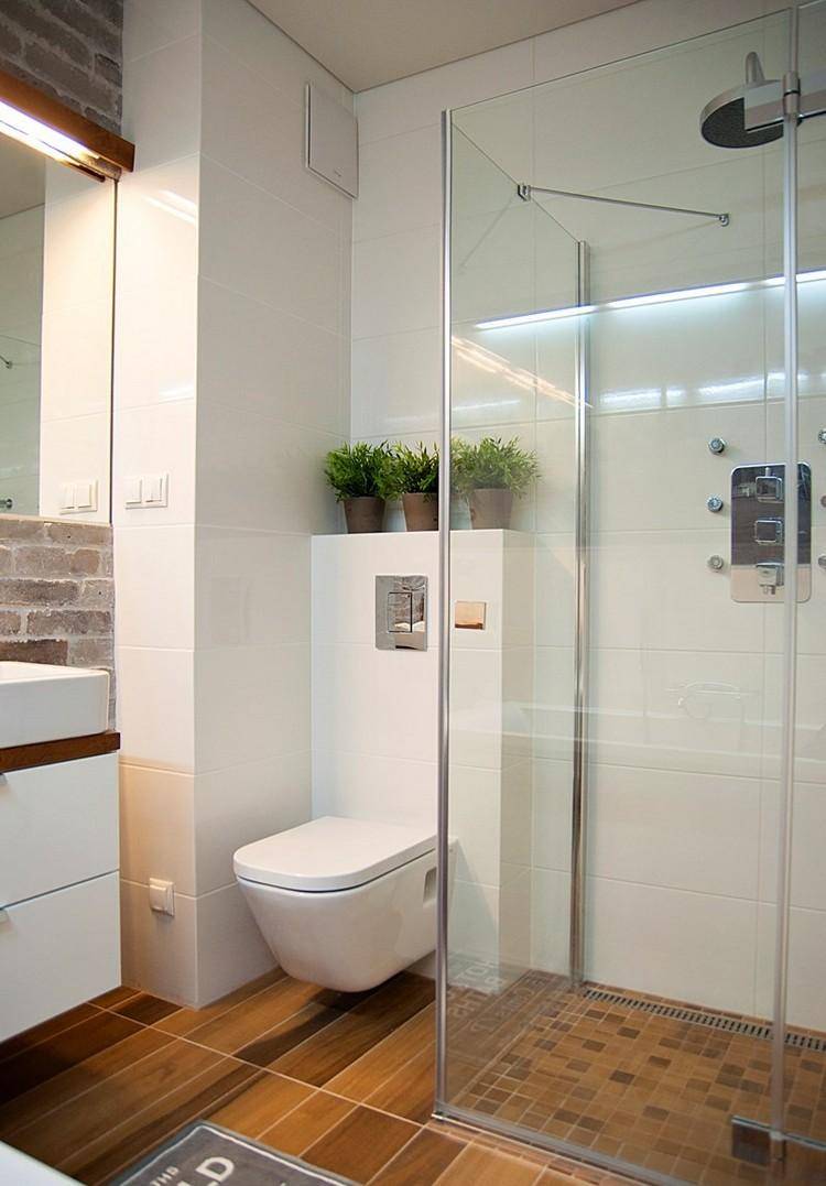 Виды душевых кабин для небольших ванных комнат