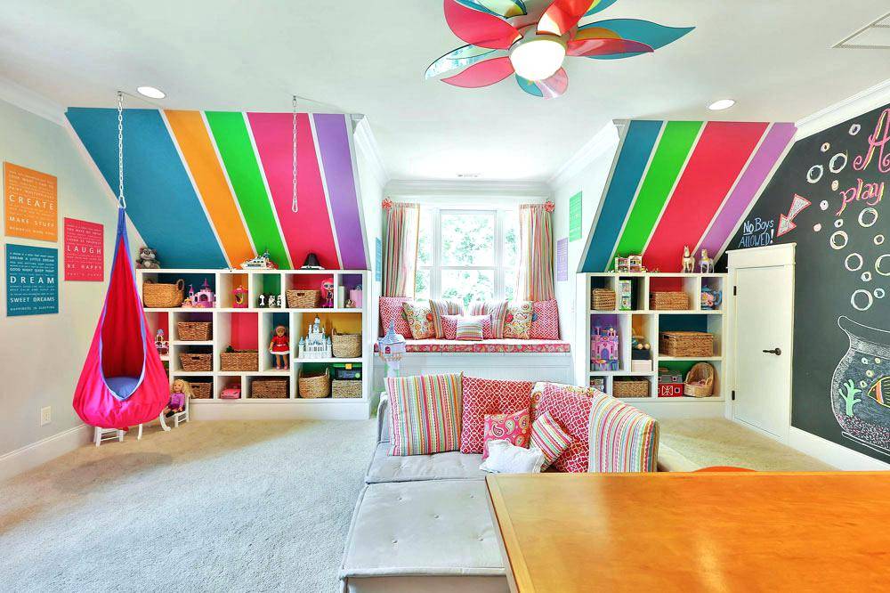 Дизайн интерьера детской комнаты: фото идей детской комнаты для детей разного возраста